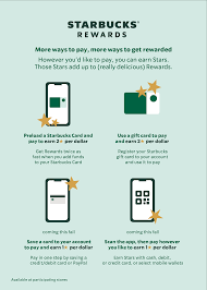 Earn Rewards And Benefits From Starbucks